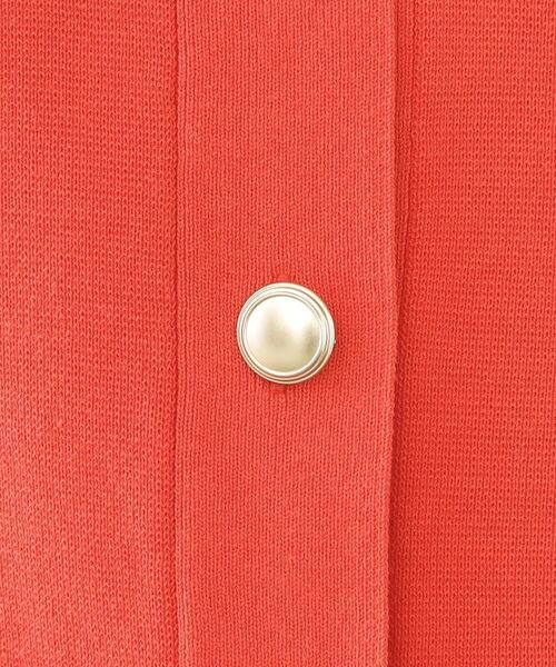 OPAQUE.CLIP / オペーク ドット クリップ カーディガン・ボレロ | フラップポケット金ボタンニットカーディガン【洗濯機OK】 | 詳細17