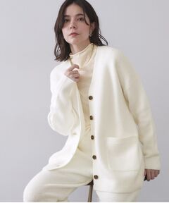 OPAQUE.CLIP / オペーク ドット クリップ カーディガン・ボレロ | マシュマロタッチVネックニットカーディガン／セットアップ対応可【洗濯機OK】