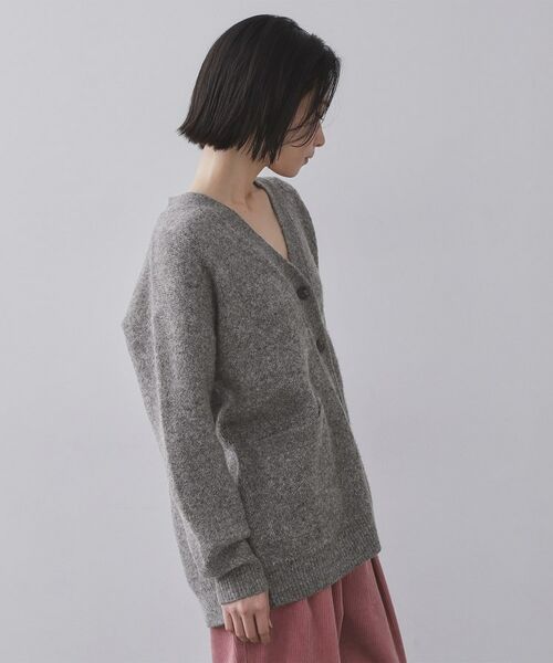 OPAQUE.CLIP / オペーク ドット クリップ カーディガン・ボレロ | Vネックニットカーディガン／セットアップ対応可【洗濯機OK】 | 詳細10