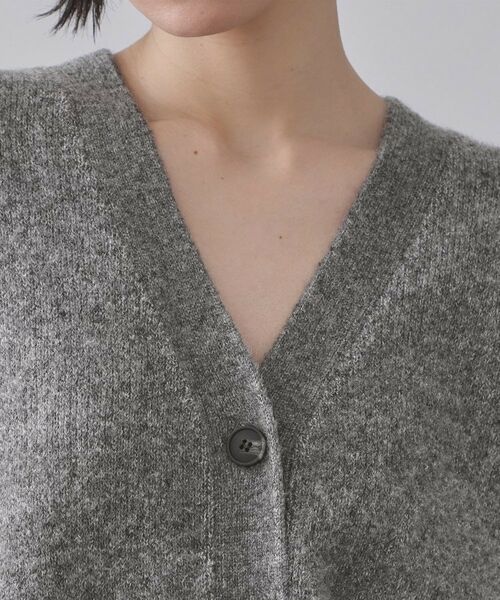 OPAQUE.CLIP / オペーク ドット クリップ カーディガン・ボレロ | Vネックニットカーディガン／セットアップ対応可【洗濯機OK】 | 詳細12