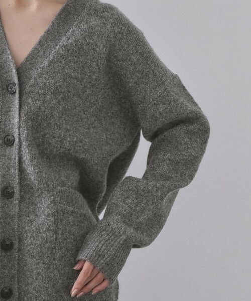 OPAQUE.CLIP / オペーク ドット クリップ カーディガン・ボレロ | Vネックニットカーディガン／セットアップ対応可【洗濯機OK】 | 詳細13