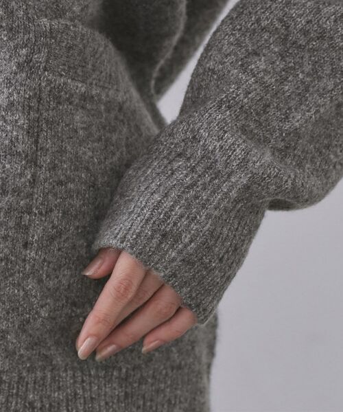 OPAQUE.CLIP / オペーク ドット クリップ カーディガン・ボレロ | Vネックニットカーディガン／セットアップ対応可【洗濯機OK】 | 詳細14