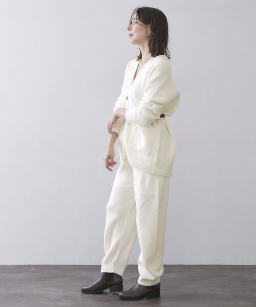 OPAQUE.CLIP / オペーク ドット クリップ カーディガン・ボレロ | Vネックニットカーディガン／セットアップ対応可【洗濯機OK】 | 詳細3