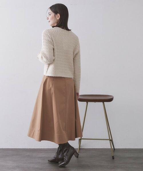 OPAQUE.CLIP / オペーク ドット クリップ カーディガン・ボレロ | モヘヤタッチケーブル金ボタンカーディガン【洗濯機OK】 | 詳細26