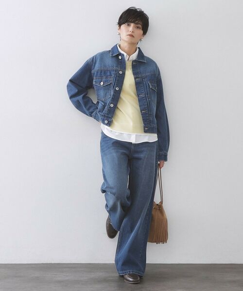 OPAQUE.CLIP / オペーク ドット クリップ Gジャン・デニムジャケット | デニムジャケット【洗濯機OK】 | 詳細6