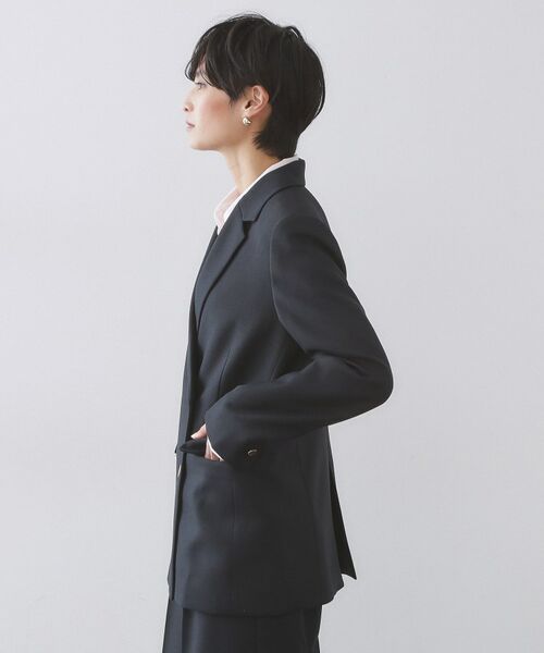 OPAQUE.CLIP / オペーク ドット クリップ テーラードジャケット | 金ボタンダブルブレストテーラードジャケット／セットアップ対応【洗える】 | 詳細10