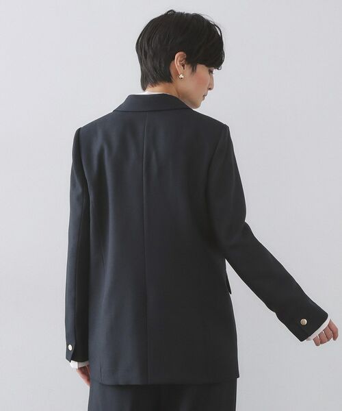 OPAQUE.CLIP / オペーク ドット クリップ テーラードジャケット | 金ボタンダブルブレストテーラードジャケット／セットアップ対応【洗える】 | 詳細11