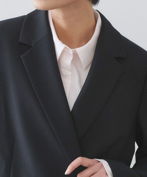 OPAQUE.CLIP / オペーク ドット クリップ テーラードジャケット | 金ボタンダブルブレストテーラードジャケット／セットアップ対応【洗える】 | 詳細12