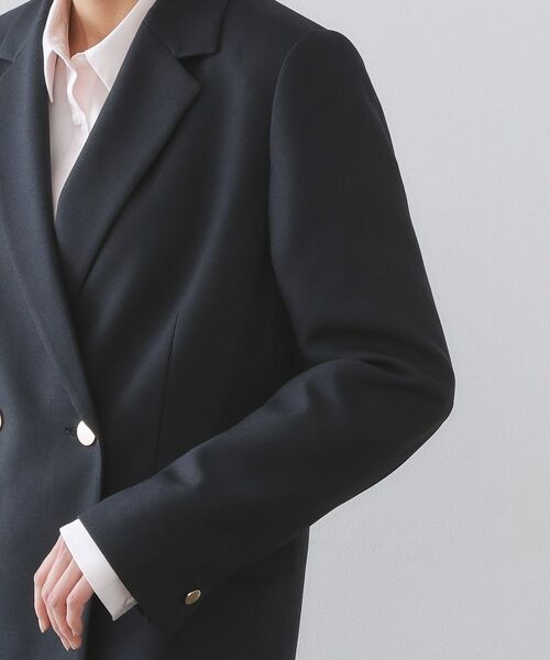 OPAQUE.CLIP / オペーク ドット クリップ テーラードジャケット | 金ボタンダブルブレストテーラードジャケット／セットアップ対応【洗える】 | 詳細13