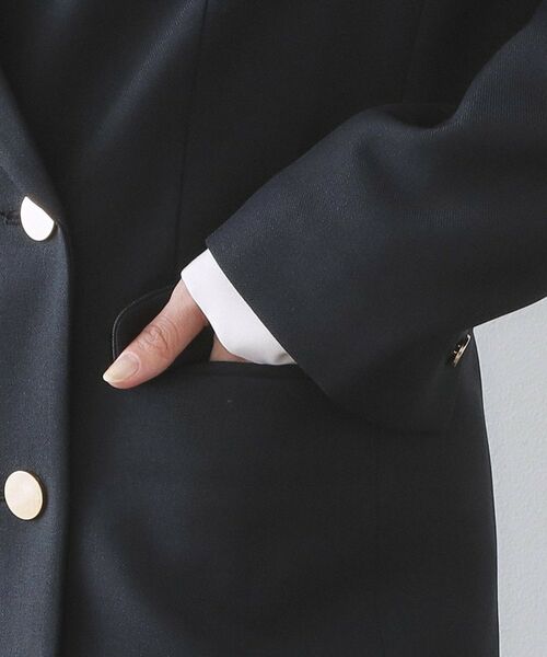 OPAQUE.CLIP / オペーク ドット クリップ テーラードジャケット | 金ボタンダブルブレストテーラードジャケット／セットアップ対応【洗える】 | 詳細14