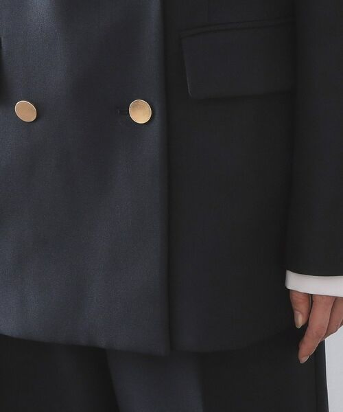 OPAQUE.CLIP / オペーク ドット クリップ テーラードジャケット | 金ボタンダブルブレストテーラードジャケット／セットアップ対応【洗える】 | 詳細16