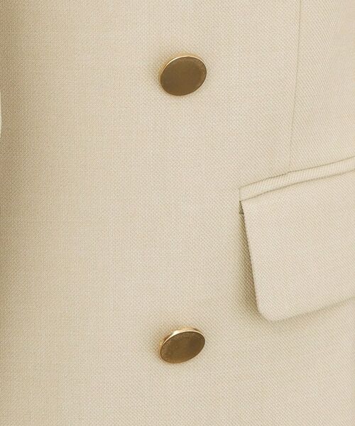 OPAQUE.CLIP / オペーク ドット クリップ テーラードジャケット | 金ボタンダブルブレストテーラードジャケット／セットアップ対応【洗える】 | 詳細4