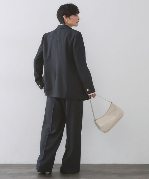 OPAQUE.CLIP / オペーク ドット クリップ テーラードジャケット | 金ボタンダブルブレストテーラードジャケット／セットアップ対応【洗える】 | 詳細7