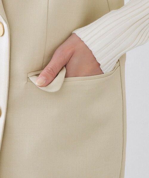 OPAQUE.CLIP / オペーク ドット クリップ ベスト | 金ボタンダブルブレストテーラードジレ/セットアップ対応【洗える】 | 詳細14