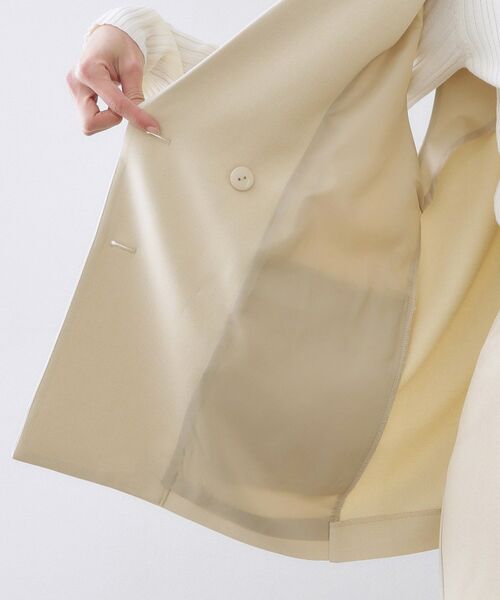 OPAQUE.CLIP / オペーク ドット クリップ ベスト | 金ボタンダブルブレストテーラードジレ/セットアップ対応【洗える】 | 詳細17