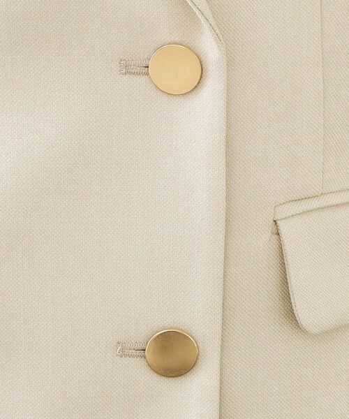 OPAQUE.CLIP / オペーク ドット クリップ ベスト | 金ボタンダブルブレストテーラードジレ/セットアップ対応【洗える】 | 詳細4