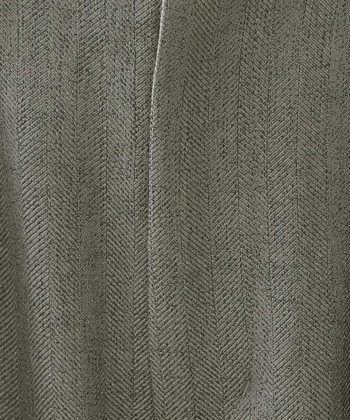 OPAQUE.CLIP / オペーク ドット クリップ パンツ | ヘリンボーンタックワイドパンツ【洗濯機OK】 | 詳細8