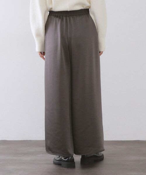 OPAQUE.CLIP / オペーク ドット クリップ パンツ | サテンイージーワイドパンツ【洗濯機OK】 | 詳細11