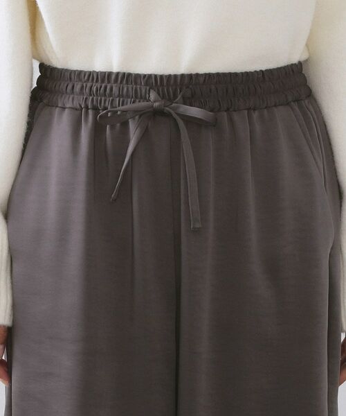 OPAQUE.CLIP / オペーク ドット クリップ パンツ | サテンイージーワイドパンツ【洗濯機OK】 | 詳細12