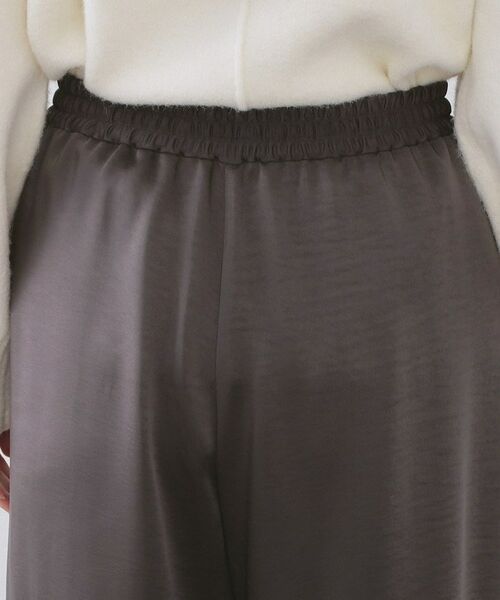 OPAQUE.CLIP / オペーク ドット クリップ パンツ | サテンイージーワイドパンツ【洗濯機OK】 | 詳細13