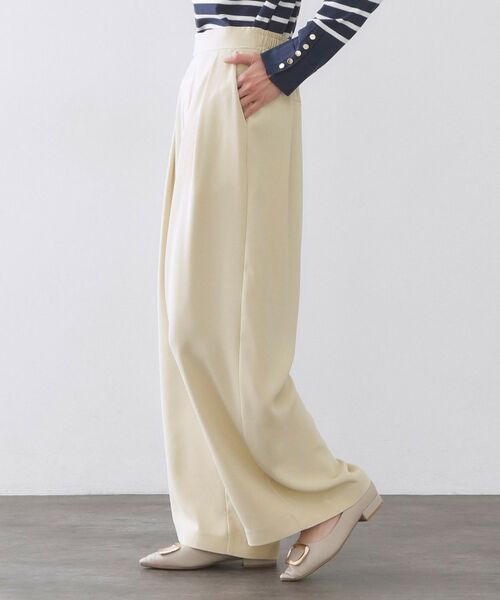 OPAQUE.CLIP / オペーク ドット クリップ パンツ | タックイージーワイドパンツ【洗濯機OK】 | 詳細10