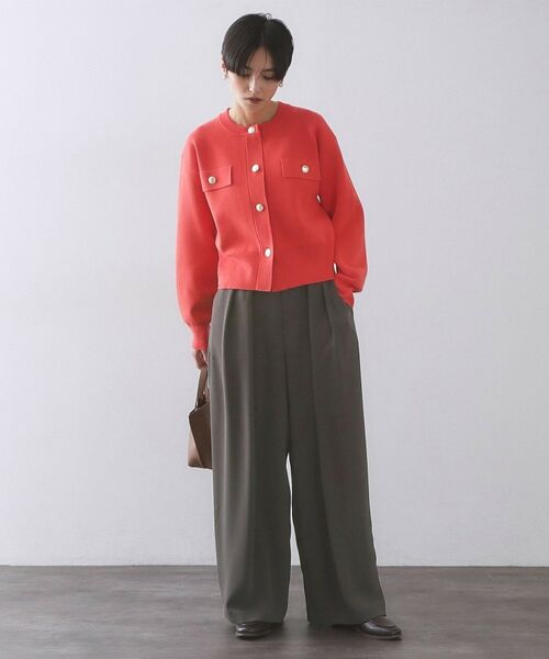 OPAQUE.CLIP / オペーク ドット クリップ パンツ | タックイージーワイドパンツ【洗濯機OK】 | 詳細2