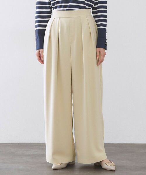 OPAQUE.CLIP / オペーク ドット クリップ パンツ | タックイージーワイドパンツ【洗濯機OK】 | 詳細9