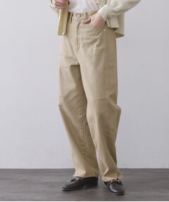 OPAQUE.CLIP / オペーク ドット クリップ デニムパンツ | カーブシルエットカラーデニム【洗濯機OK】