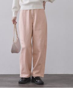 OPAQUE.CLIP / オペーク ドット クリップ デニムパンツ | カーブシルエットカラーデニム【洗濯機OK】