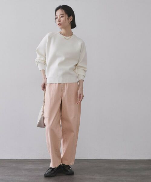 OPAQUE.CLIP / オペーク ドット クリップ デニムパンツ | カーブシルエットカラーデニム【洗濯機OK】 | 詳細26