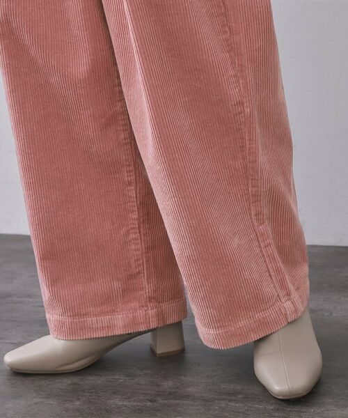 OPAQUE.CLIP / オペーク ドット クリップ パンツ | コーデュロイタックワイドパンツ【洗濯機OK】 | 詳細14