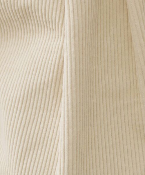 OPAQUE.CLIP / オペーク ドット クリップ パンツ | コーデュロイタックワイドパンツ【洗濯機OK】 | 詳細4