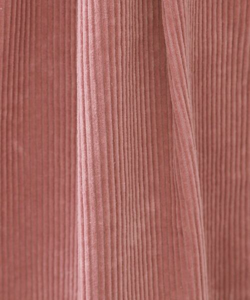 OPAQUE.CLIP / オペーク ドット クリップ パンツ | コーデュロイタックワイドパンツ【洗濯機OK】 | 詳細8