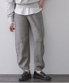 OPAQUE.CLIP / オペーク ドット クリップ パンツ | マシュマロタッチカーブニットパンツ／セットアップ対応可【洗濯機OK】