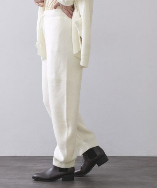 OPAQUE.CLIP / オペーク ドット クリップ パンツ | ニットパンツ/セットアップ対応可【洗濯機OK】 | 詳細1