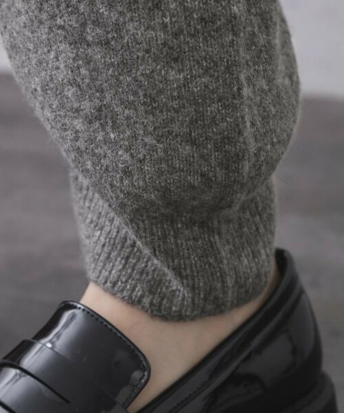 OPAQUE.CLIP / オペーク ドット クリップ パンツ | ニットパンツ/セットアップ対応可【洗濯機OK】 | 詳細14