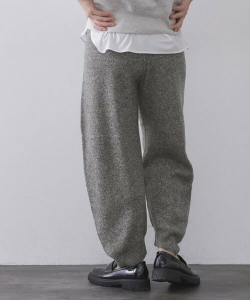 OPAQUE.CLIP / オペーク ドット クリップ パンツ | ニットパンツ/セットアップ対応可【洗濯機OK】 | 詳細5