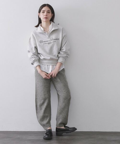 OPAQUE.CLIP / オペーク ドット クリップ パンツ | ニットパンツ/セットアップ対応可【洗濯機OK】 | 詳細6