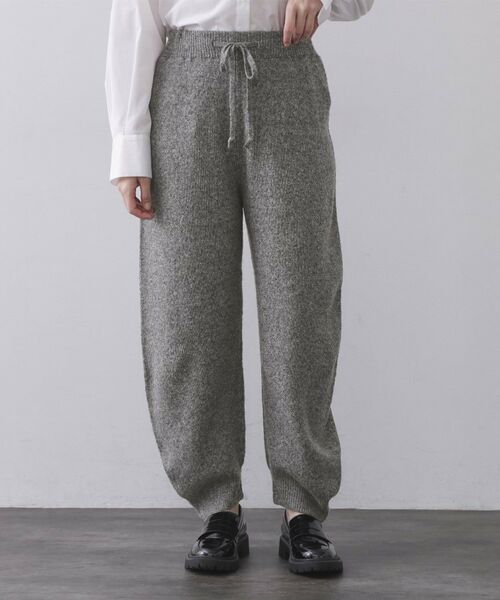 OPAQUE.CLIP / オペーク ドット クリップ パンツ | ニットパンツ/セットアップ対応可【洗濯機OK】 | 詳細9