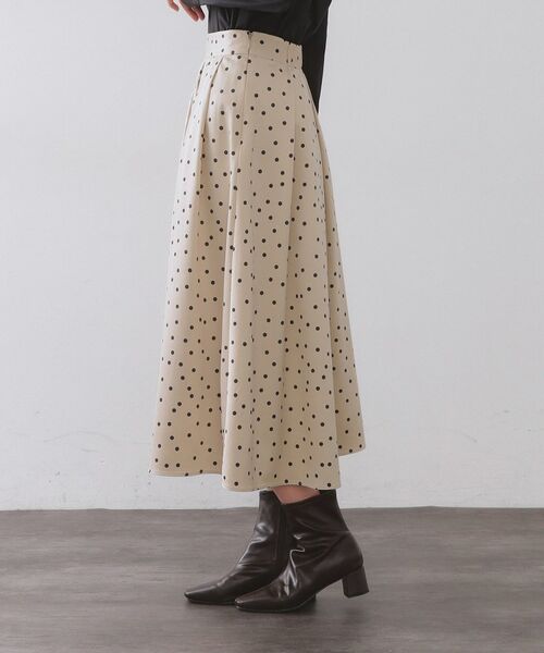 OPAQUE.CLIP / オペーク ドット クリップ ロング・マキシ丈スカート | カラードットフレアスカート【洗濯機OK】 | 詳細10