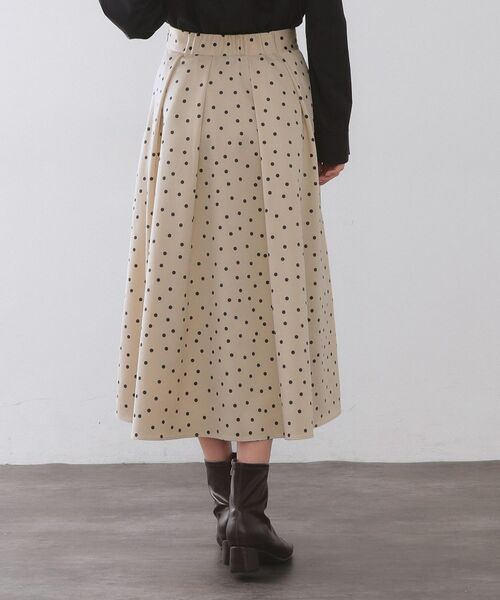 OPAQUE.CLIP / オペーク ドット クリップ ロング・マキシ丈スカート | カラードットフレアスカート【洗濯機OK】 | 詳細11