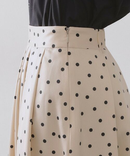 OPAQUE.CLIP / オペーク ドット クリップ ロング・マキシ丈スカート | カラードットフレアスカート【洗濯機OK】 | 詳細14