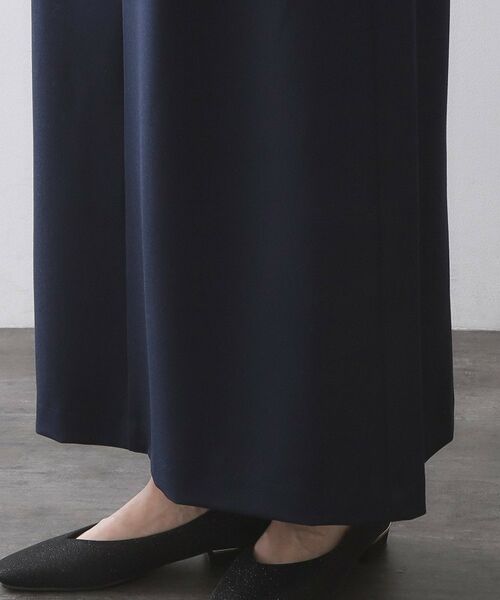 OPAQUE.CLIP / オペーク ドット クリップ ロング・マキシ丈スカート | ボーダーリブ使いナロースカート【洗濯機OK】 | 詳細15