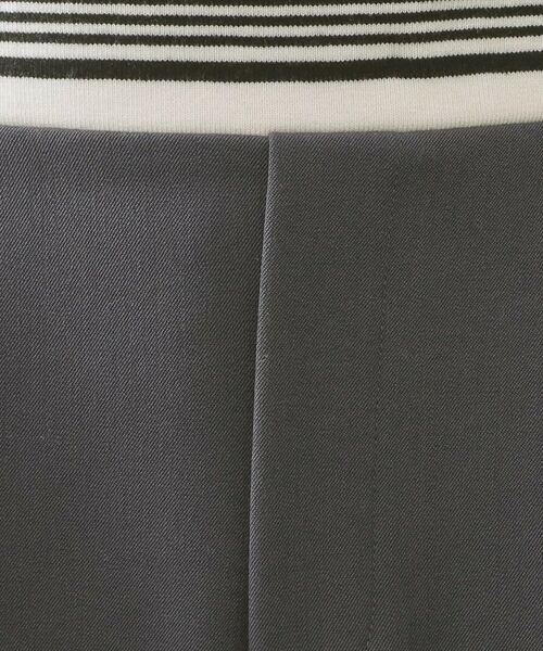 OPAQUE.CLIP / オペーク ドット クリップ ロング・マキシ丈スカート | ボーダーリブ使いナロースカート【洗濯機OK】 | 詳細4