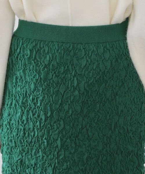 OPAQUE.CLIP / オペーク ドット クリップ ロング・マキシ丈スカート | ジャカード編みニットナロースカート【洗える】 | 詳細13