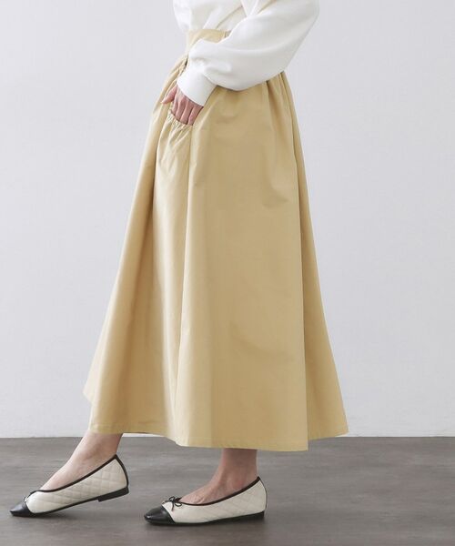 OPAQUE.CLIP / オペーク ドット クリップ ロング・マキシ丈スカート | ポケットデザインフレアスカート【洗濯機OK】 | 詳細10