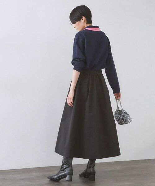 OPAQUE.CLIP / オペーク ドット クリップ ロング・マキシ丈スカート | ポケットデザインフレアスカート【洗濯機OK】 | 詳細3