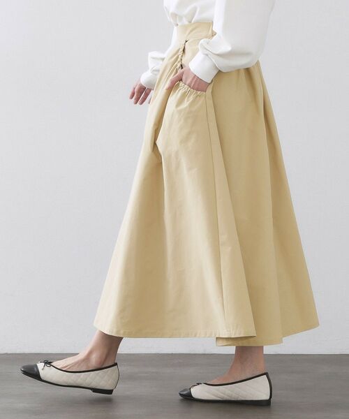 OPAQUE.CLIP / オペーク ドット クリップ ロング・マキシ丈スカート | ポケットデザインフレアスカート【洗濯機OK】 | 詳細5