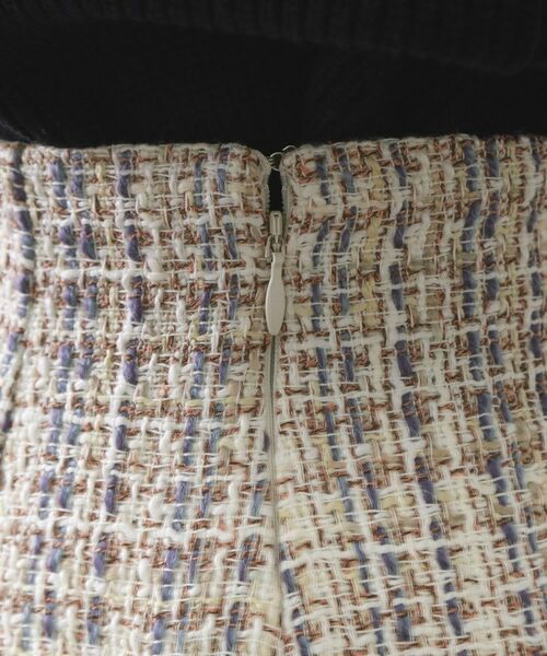 OPAQUE.CLIP / オペーク ドット クリップ ロング・マキシ丈スカート | ファンシーツイードナロースカート【洗濯機OK】 | 詳細14