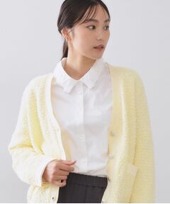 OPAQUE.CLIP / オペーク ドット クリップ シャツ・ブラウス | 襟チュールシャツ【洗濯機OK】